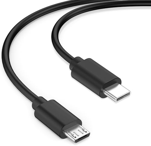 Vancle Micro USB auf USB C Kabel 1M, USB C auf Micro USB Ladekabel, Schnellladekabel für Samsung S7 S6 S5 J7 J6 J5 J3, PS4, Kindle Fire, Bosch Intuvia, Kiox, Nyon 1, Yamaha, DJI Drohne usw (1 Stück)