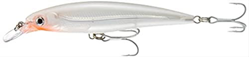 Rapala - X-Rap Saltwater Angelköder - Angelzubehör für große Raubfische - Salzwasser-Köder für alle Fischarten - Lauftiefe 1.2-2.4m - Fischköder 12cm, 22g - Hergestellt in Estland - Glass Ghost