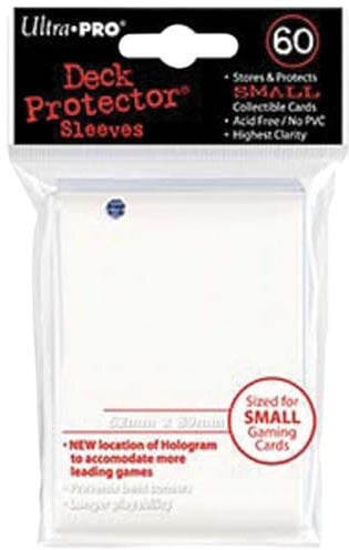 Ultra Pro | UNIT Small Deck Protectors (60ct) - White | Gaming Accessory | Ages 6+