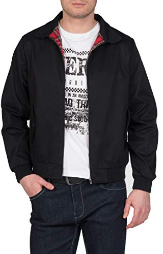 Merc Harrington, Chaqueta de Manga Larga Para Hombre, Negro (Black), Medium