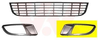 Van Wezel 1629593 Griglia nel paraurti, Sinistro, con Fori per fendinebbia