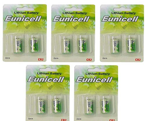 Eunicell 10 piles lithium CR2 – 5 blisters à 2 piles