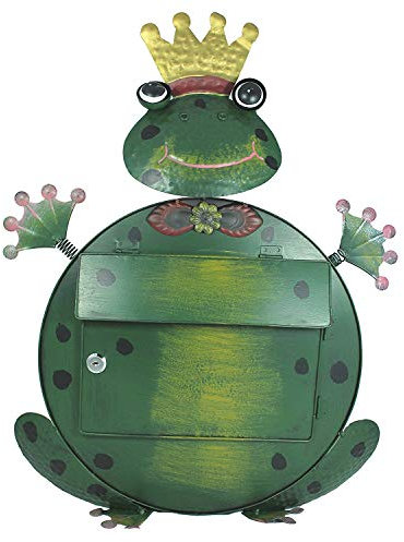 Briefkasten handbemalt mit viel Liebe zum Detail Design Frosch