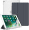 FINTIE Custodia con Portamatite per iPad Air 10,5 2019 / iPad PRO 10.5 2017 - Ultra Sottile Leggero Semi-Trasparente Back Cover Case Protettiva con Funzione Auto Sveglia/Sonno, Grigio Siderale
