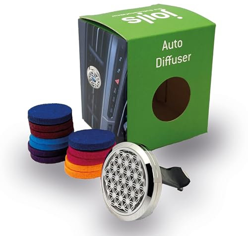 JOILS® Auto Bedufter/Diffuser - Beduftung im Auto - für naturreinen Duftöle