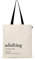 Eco Right Borsa Stoffa Shopper, Cotone Tote Bag, Borsa Donna, Borsa tote Tracolla cotone e tela con manici stampa, Borsa shopper riutilizzabile ecocompatibile lavabile