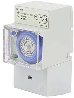110-230v SUL181H Timer a parete Timer interruttore 24 ore Timer meccanico analogico Interruttore orario controller manuale/automatico