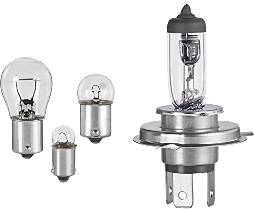 Formula 1 H4 Ersatzlampen Set SK 400 Halogen Autolampen Box Lampen und Sicherungen Auto Ersatzkasten, 8-teilig