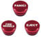 Cigarette Lighter Cover Cap,Car Cigarette Lighter,3PCS 12V Socket Cover Cap,Aluminum Dustproof Plug,12-Volt Replacement Accessories, Fits Most Vehicles (Red)