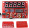 Chesoon 1-50MHz Medidor de frecuencia y Tablero de contador de frecuencia Pantalla LED digital Oscilador de cristal con configuraciones de frecuencia programables y alta precisión