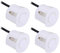 DEWIN Parksensor, 4 Stück/Set Kunststoff Einparkhilfe Sensoren Radarsonde Backup Assist Teile (Weiß)