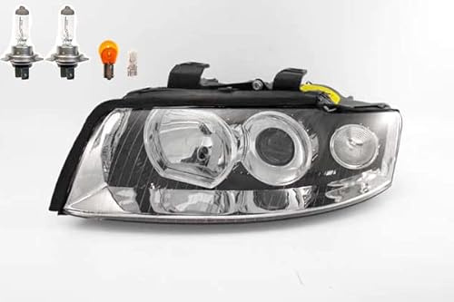 Johns, Scheinwerfer Halogen Front passend für Audi A4 8E 11/00-11/04 Links Leuchtmittel