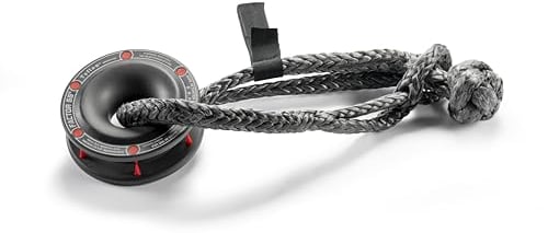 Factor 55 Rope Retention Pulley (RRP) and Standard Duty 10 Soft Shackle Combo, for Use with Synthetic Rope