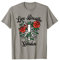 Brustkorb, Motiv: Rebellischer Gärtner, Breathe, Gartenrose T-Shirt