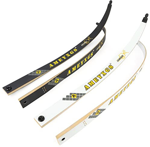 Surwolf Archery Takedown Recurve Bow Wurfarme 66/68/70 Competition Recurve Bow Wurfarme 14-40 lbs Target Recurve Bow Wurfarme für Erwachsene/Jugendliche/Anfänger（weiße Glied，68-40lbs）