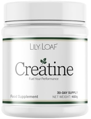 Lily & Loaf Creatine Powder – 4.25g Creatine Monohydrate per Serving, Forest Fruit Flavour, Vegan, 500g