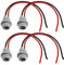 4pcs Support de Lampe en Caoutchouc T10 W-5-W 147 501 Connecteur de Douille d'ampoule LED pour Voiture Bateau Lumière Latérale Plaque d'immatriculation Lumière Intérieur Porte-Ampoule
