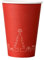 Mecup Bicchieri in Carta, Bicchieri Monouso, 200 Pezzi, Tazza Caffè 200 ml, Usa e Getta, Per Bevande Calde e Fredde, Design Elegante, Igienici, Biodegradabili. Fantasia: Floreale, Rosso