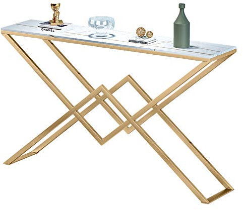 MOooy Konsolentisch Marmor-Konsolentisch, Flur-Beistelltisch, Wandtisch, Hotel-Sofatisch, schmaler Tisch (Farbe: A) (A)