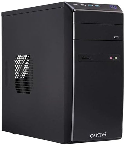 Captiva PC Power Starter I80-362 I Intel i5 14400 I Mainboard H610M I 16GB DDR4 RAM I Intel UHD Graphics I 500GB M.2 SSD I ohne Betriebssystem I Business Tower