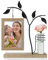 Aresvrgo Portafoto 10x15,Cornice Personalizzata con Vaso E Albero di Metallo,Possono Essere 2 Foto Cornici 10x15 per Regalo di Famiglia,Giorno Del Ringraziamento,Natale,Regalo Festa Della Mamma