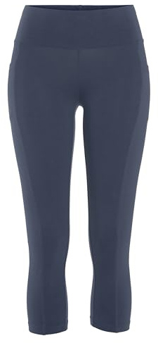 VIVANCE by Lascana Damen Caprileggings perfekte Baumwoll-Capris, mit breitem Komfortbund, super elastisch, sitzt wie eine zweite Haut, atmungsaktiv und hautfreundlich