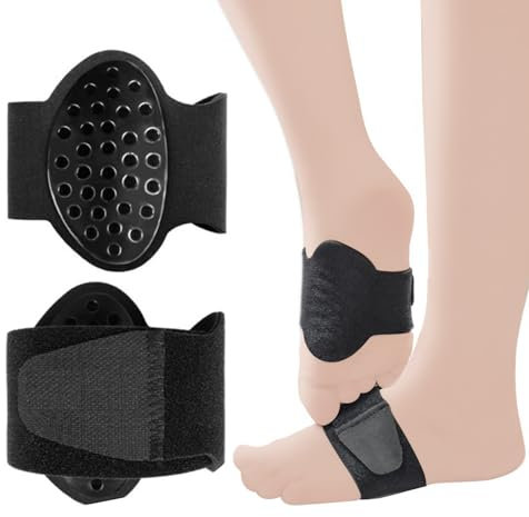 TENGEE Support de voûte plantaire réglable, protection du talon pour fasciite plantaire, fasciite plantaire, soutien de la voûte plantaire, pour pieds plats, douleurs de la voûte plantaire,