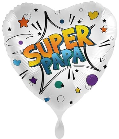 NEU Folienballon - Super Papa - ca. 45cm Durchmesser