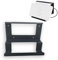 tesha White Starlink Gen 3 Router Wall Mount, (Straight Side, Black)