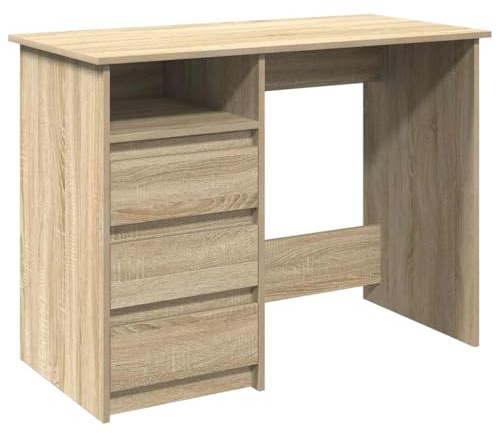 vidaXL Schreibtisch Sonoma-Eiche 102x50x75 cm Holzwerkstoff