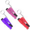 UYVPAER 3 Pièces Coupe Ceinture Brise Vitre - Porte-Clés Sécurité Voiture 3 En 1 - Brise Vitre Voiture, Brise Vitre Coupe Ceinture, Sifflet De Survie(Rose, Violet, Rouge)