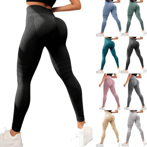 Leggings Femme à Compression 3D Anti-Cellulite Minceur – Taille Haute sans Couture, Effet Push-Up Galbant pour Yoga et Fitness – Confort Léger & Opaque