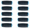 10 Rouleaux de Remplacement Extra-Grossiers pour Velvet Smooth, Compatible avec Velvet Smooth, Têtes de Recharge en Pierre Ponce pour Pédicure Électrique, Élimine Efficacement les Callosités