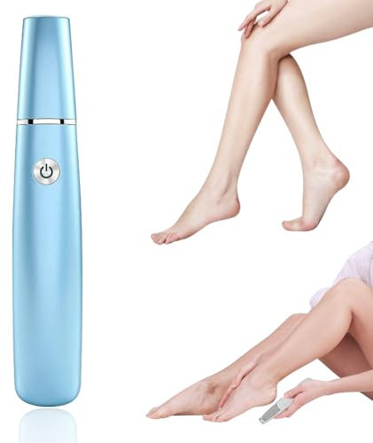 YANGUN Rimozione calli elettrico, elettrico per la rimozione dei calli dei piedi, batteria ricaricabile elettrica con piedini USB per morti, duri, pelle secca morta e screpolata (blu)