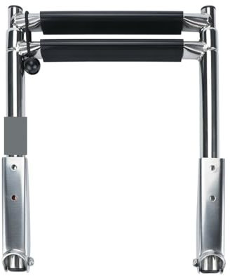 NGBFF Boot Zubehör Marine Marine Edelstahl Teleskop 2 Schritt Leiter Oberen Schwimmen Plattform Boot Yacht, Bootszubehör