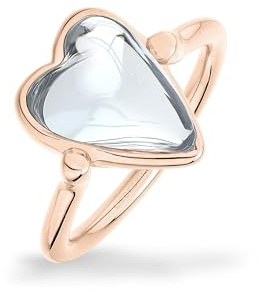 LIEBESKIND BERLIN Damen Ring LJ-1709-R-56 aus Edelstahl in IP Roségold