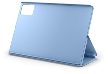 Lenovo Folio Case, Custodia protettiva per Tablet con finitura in pelle, supporto integrato, porta penna, design Brimless elegante, protezione completa – Blu