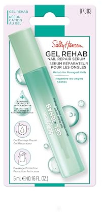 Sally Hansen Gel Rehab Bond Serum, Fast Drying Formula for Damaged Nail's, with Breakage Protection infused with Samphire Extract and Vegan Keratin