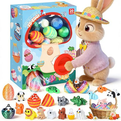 LHBuno Spielzeug Kinder ab 3 4 5 6 7 8 9 10 Jahre, Kapsel Vending Machine mit 3D Gedruckt Drachenei Spielzeug ab 1 2 Jahre Mädchen Jungen Kinder Spielzeug Geschenk Mädchen Jungen 3-10 Jahre