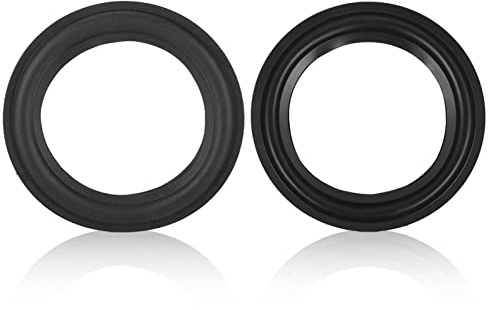 Dioche Surround Remplacement 5 5'' Haut-Parleur Surround Réparation Caisson de Basses Bord en Mousse Remplacement du Woofer - Bord en Caoutchouc Durable pour Haut-parleurs et Swans - Paquet de 2
