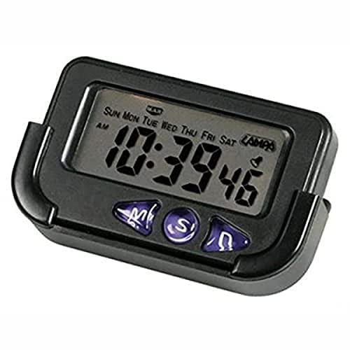 Lampa 72830 Jumbo - Orologio digitale LCD da auto con supporto