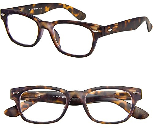 I NEED YOU Lesebrille Woody / +2.50 Dioptrien/Havanna, 1er Pack