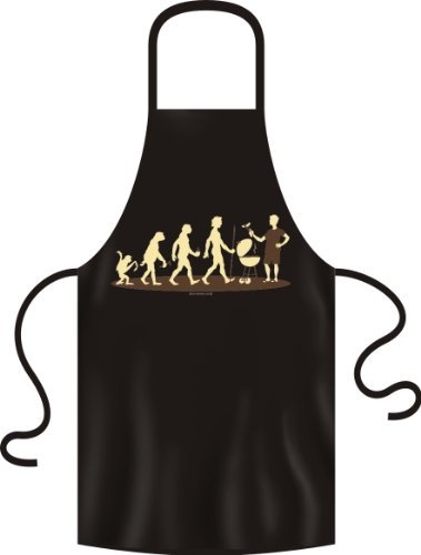 Schürze Grillschürze Kochschürze mit Latz Grill Evolution