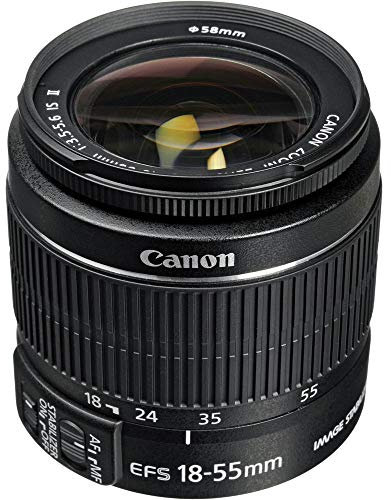 Canon EF-S 18-55mm f/3.5-5.6 IS II - Objetivo (11/9, 3.5-5.6, 18-55 mm, SLR, Negro, 6,85 cm)
