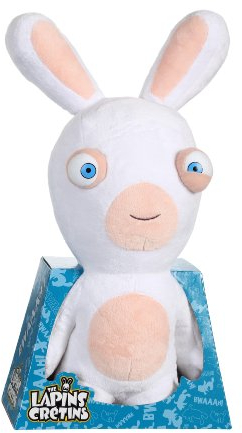 LAPINS CRETINS Peluche 40 cm