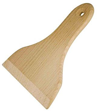 MAAJ® 2x HOLZSPACHTEL/SCHABER AUS BUCHENHOLZ MADE IN ITALY