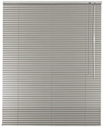 Easy-Shadow Hochwertige Alu-Aluminium Jalousie Rollo Jalousette 235 x 120 cm / 235x120 cm in Farbe grau - Bedienseite rechts / Maßanfertigung