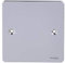 Schneider Electric Ultimate Flat Plate - Single Blank Plate, GU8210PC, Polished Chrome