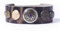 Noosa Armband Divali Croco skinny wrap braun, Größe:S