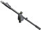 Gravity MS B 22 - Mikrofon-Ausziehgalgen mit 2-Punkt-Justierung, Maximale Länge von 88 cm, schwarz